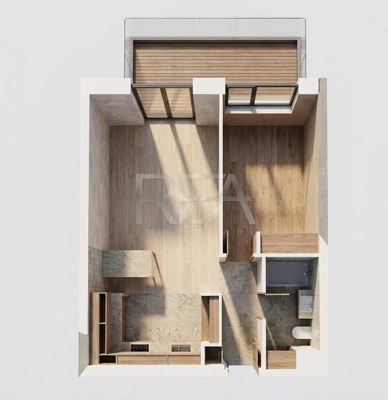 Apartament cu 2 camere semidecomandat, mobilat în Drumul Taberei
