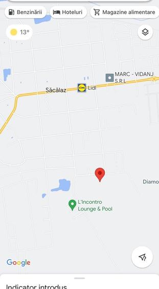 Teren de 500 mp, în Săcălaz