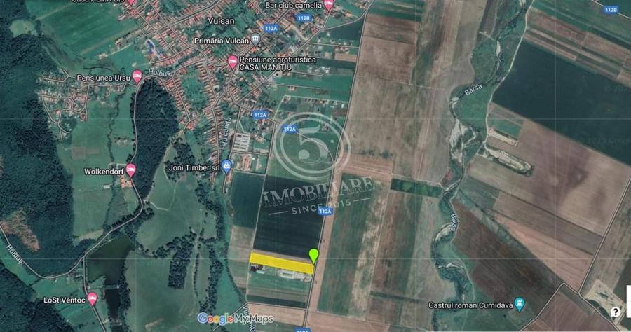 Teren Construcții extravilan de 21280 mp, în Vulcan
