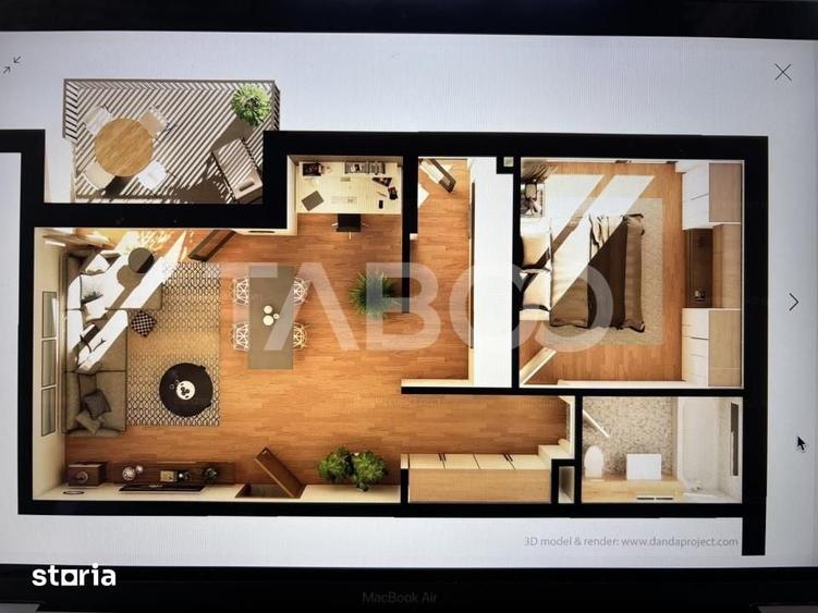 Apartament cu 2 camere semidecomandat în Someșeni