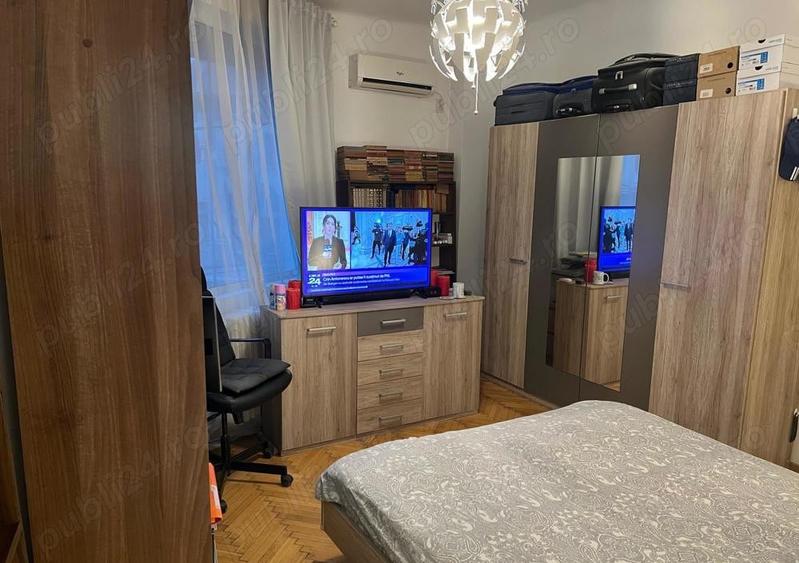 Apartament cu 3 camere decomandat, mobilat în Grădina Icoanei