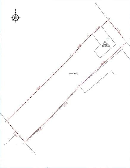 Teren Construcții intravilan de 679 mp, în Crișan