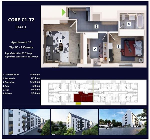 Apartamente noi cu 2 si 3 camere -Rasnov - 5