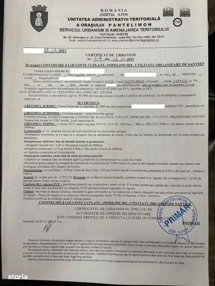 Teren de 2500 mp, în Central