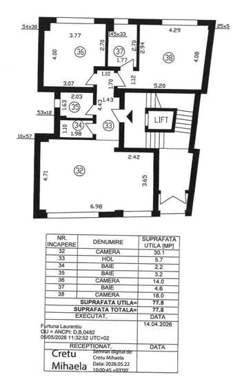 Apartament cu 3 camere decomandat în Polonă