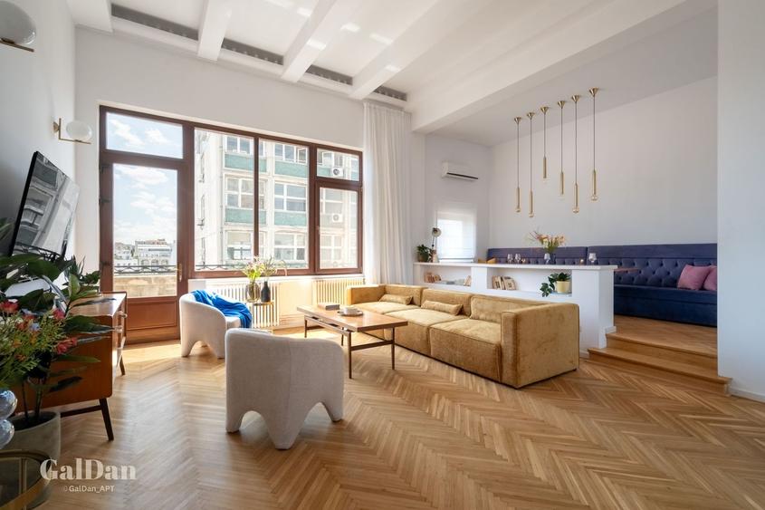 Apartament cu 4 camere, mobilat în Cișmigiu