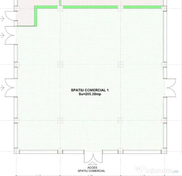 Spațiu comercial, de 205 mp, în Central