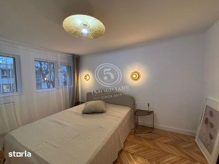 Apartament cu 3 camere semidecomandat, mobilat în Floreasca