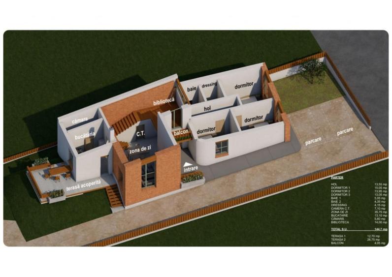 Casa Individuala pe Un Nivel | 172.5 mp Utili | Teren 1.46 - 2