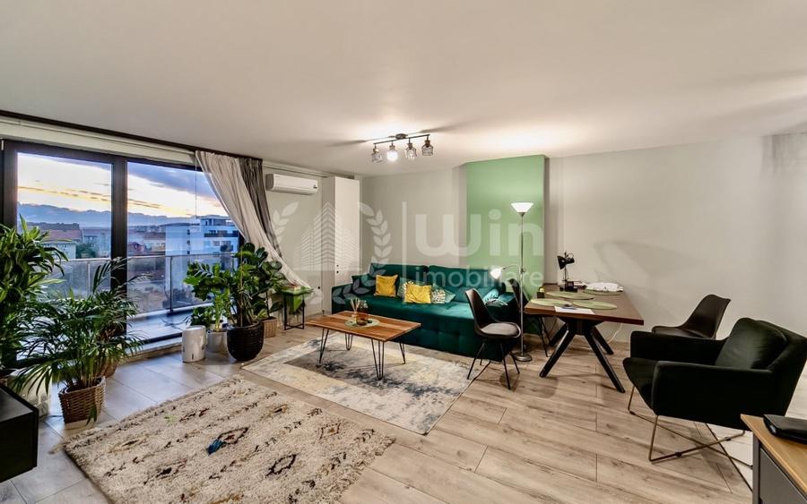 Apartament cu 3 camere semidecomandat, mobilat în Semicentral