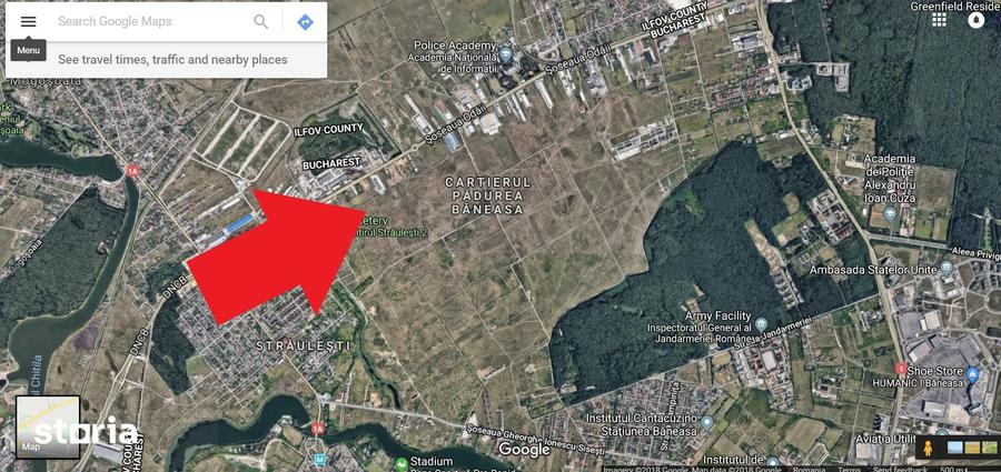 Teren de 4961 mp, în Băneasa