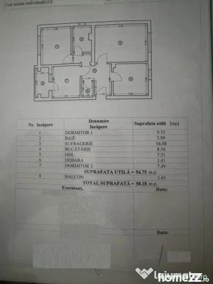 Apartament cu 3 camere decomandat în Inel I