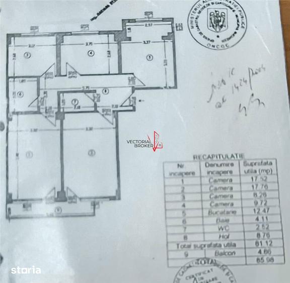 Apartament decomandat, bloc 1981, la 12 min de metrou Stefan cel Mare - 1