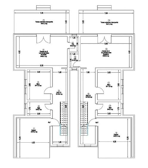 Duplex cu 4 camere cu Canalizare în Giarmata