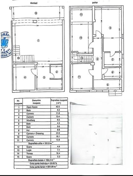Casă cu 6 camere cu Teren 800 Mp în Gruiu