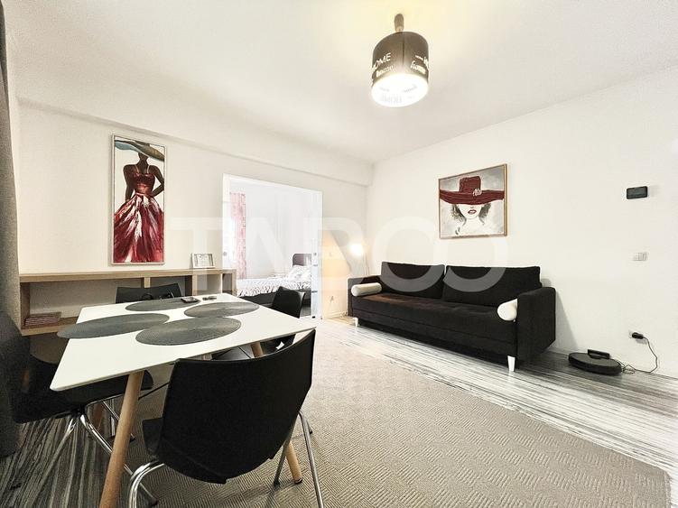Apartament cu 2 camere semidecomandat, mobilat în Plopilor