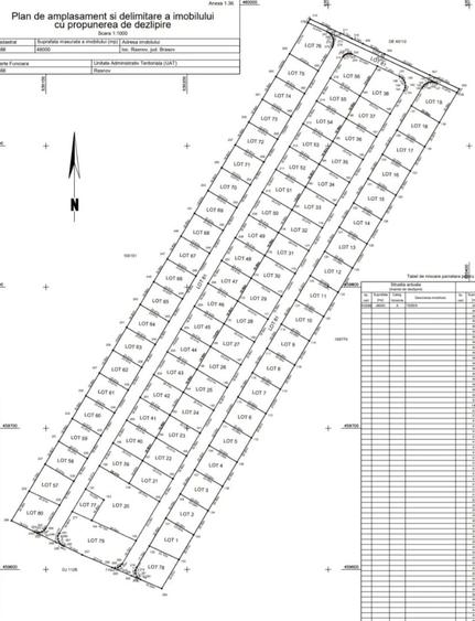 Teren Construcții intravilan de 445 mp, în Cristian