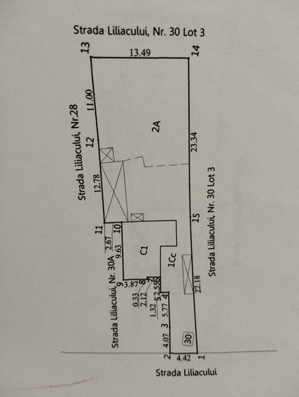 Casă cu 2 camere în Lumina