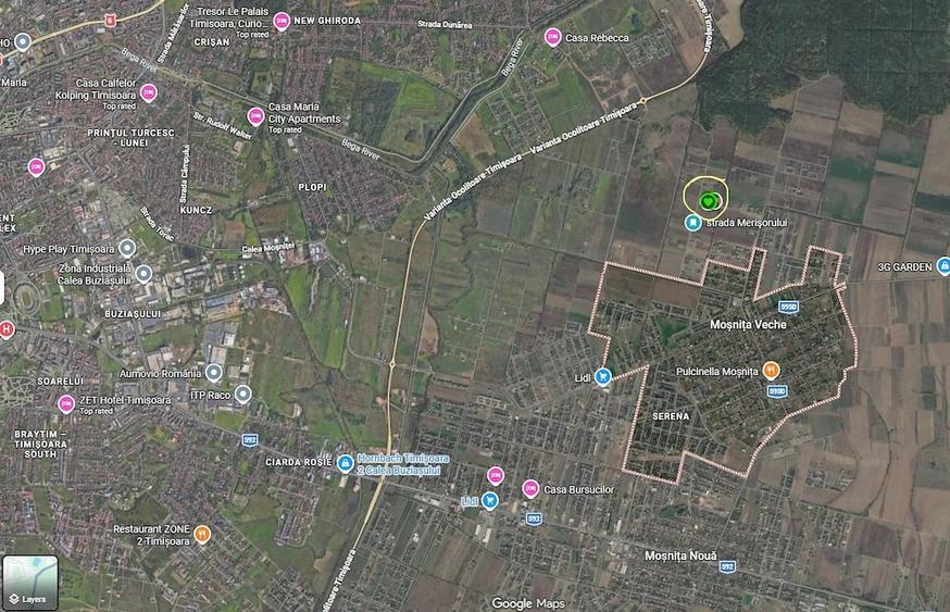Teren de 632 mp, în Moșnița Veche