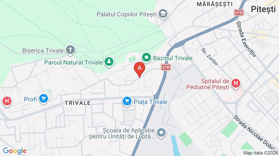 Apartament cu 2 camere semidecomandat, mobilat în Trivale