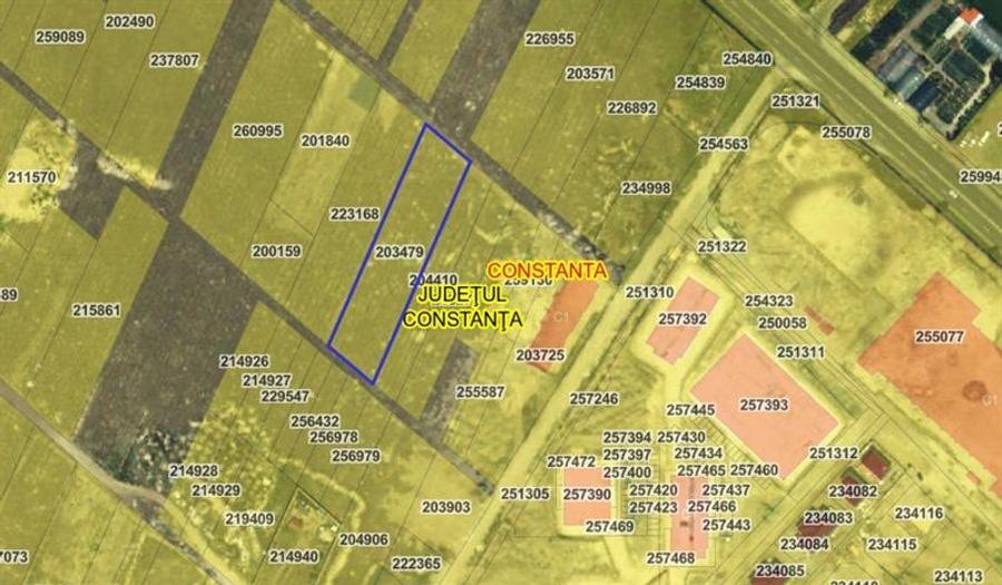 Teren Construcții intravilan de 2500 mp, în Boreal