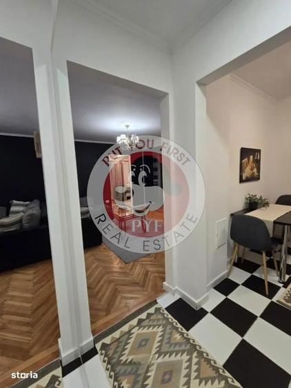 Apartament cu 2 camere semidecomandat, mobilat în Romană