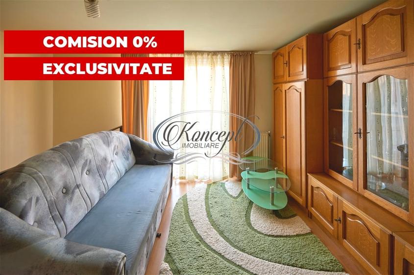 Apartament cu 2 camere semidecomandat, mobilat în Mărăști