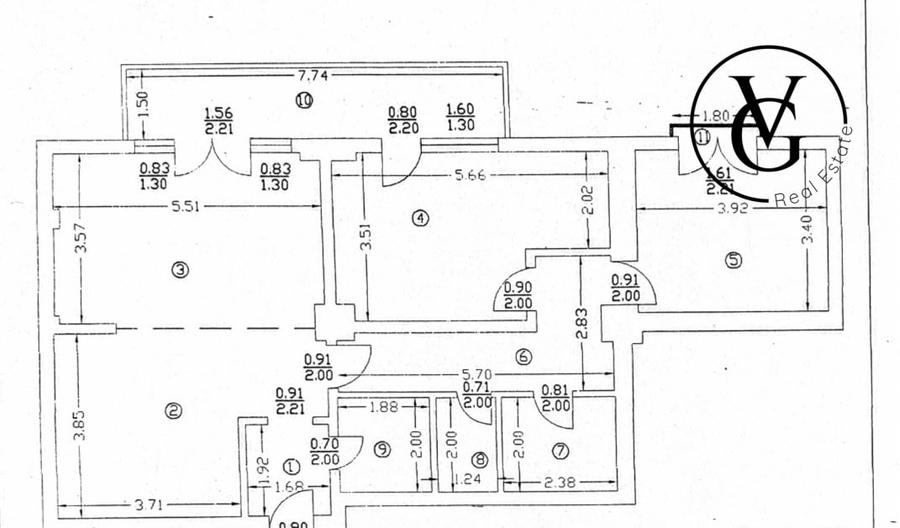 Apartament cu 3 camere decomandat, mobilat în Voluntari