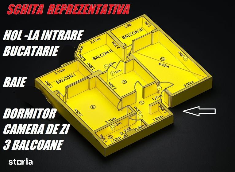 Apartament cu 2 camere în Central