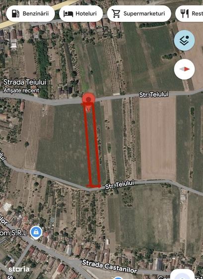 Teren de 3200 mp, în Central