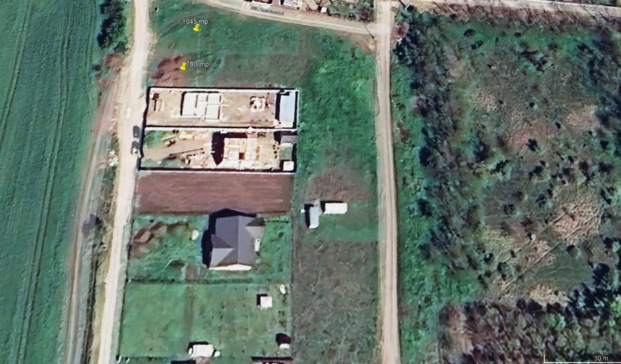 Teren Construcții intravilan de 1045 mp, în Fundulea