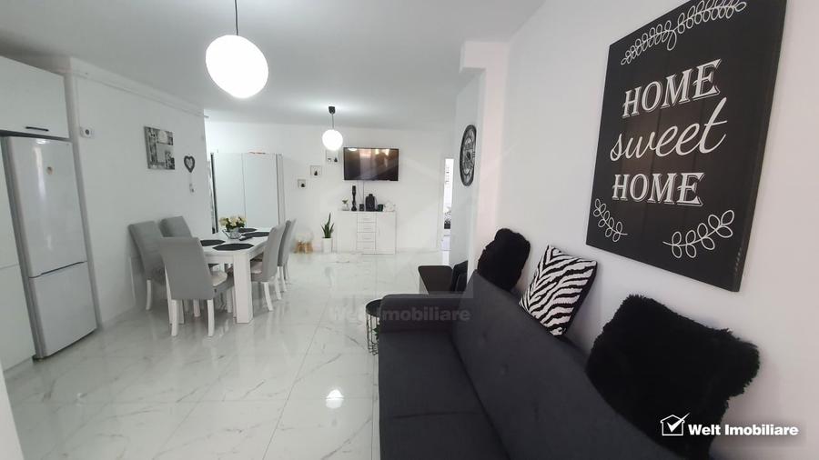Apartament cu 3 camere semidecomandat, mobilat în Florești