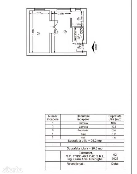 Apartament 2 cam Ciurchi Q2 fara risc - 1