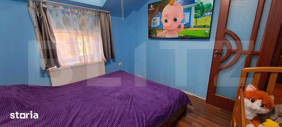 Apartament decomandat, 2 camere, 40 mp, etaj 4, zona Florilor - 10