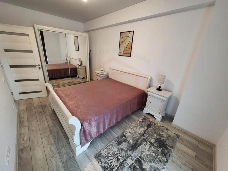 Apartament cu 2 camere semidecomandat, mobilat în Faleză