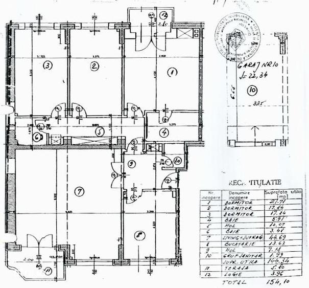 APARTAMENT CU 4 CAMERE SPATIOS IN IMOBIL COCHET - FLOREASCA - MIRCEA E - 11