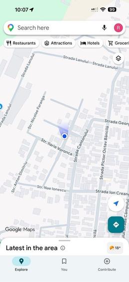 Teren de 305 mp, în Chercea