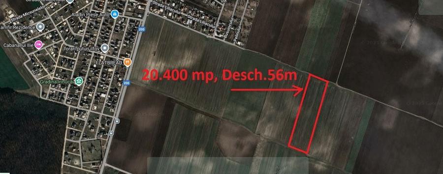Teren Construcții intravilan de 20400 mp, în Dascălu