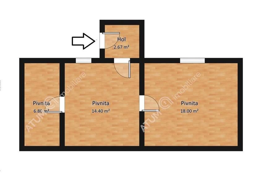 De vanzare casa cu 3 camere pivnita garaj si 508 mp teren in Sibiu - 7