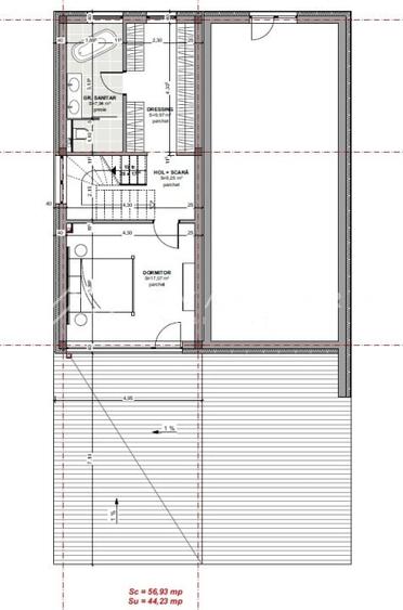 Duplex cu 4 camere cu Canalizare în Iris