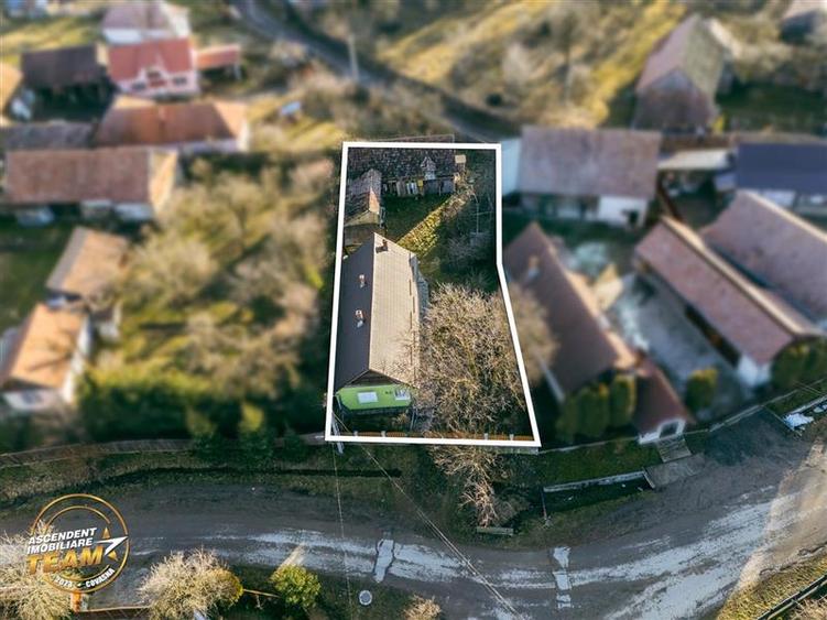 Casă individuală cu 2 camere cu Teren 656 Mp în Mărtănuș