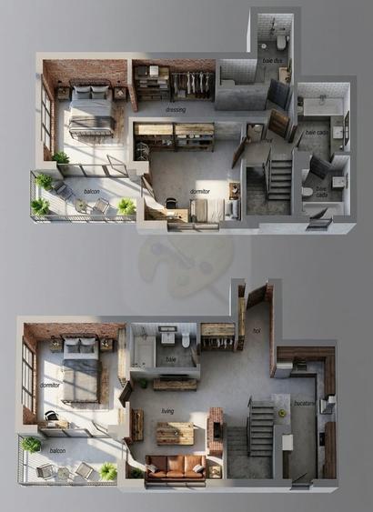Apartament cu 4 camere semidecomandat în Eminescu