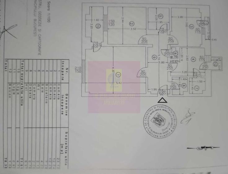 Apartament cu 3 camere decomandat în Octavian Goga