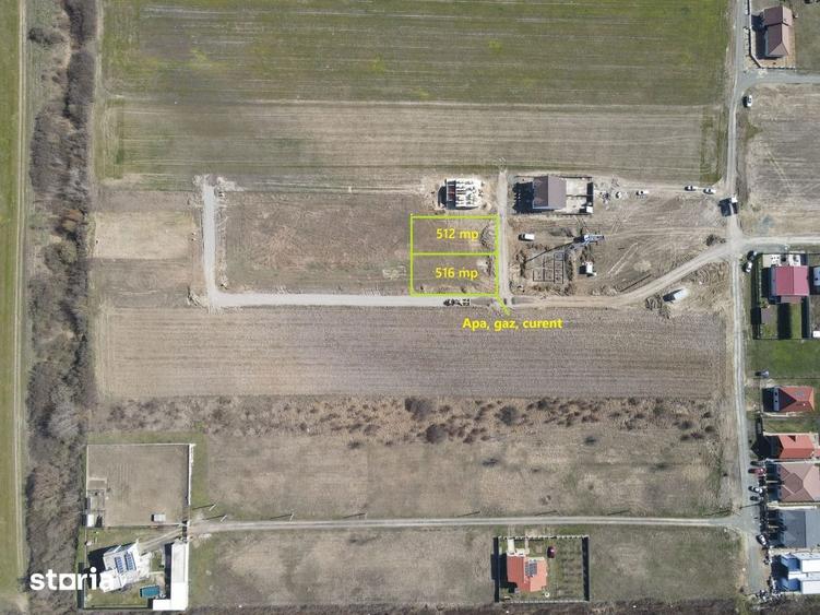 Teren cu autorizatie pentru duplex 512 / 516 mp Utilitati Comision 0 - 2