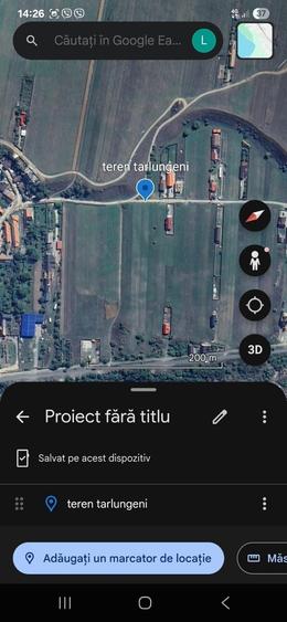 Teren de 1900 mp, în Tărlungeni