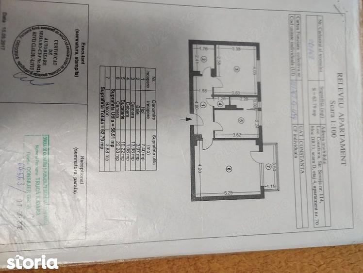 Apartament cu 2 camere decomandat în Inel I