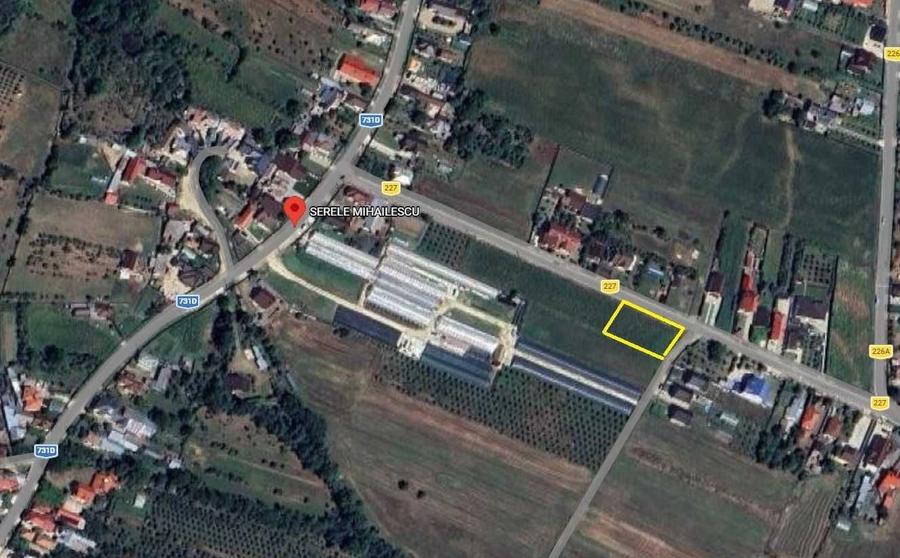 Teren de 1000 mp, în Valea Nandrii