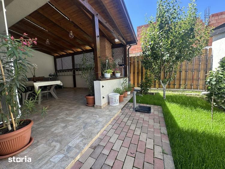 Casa 3 camere, garaj, curte, asfaltat, mobilat/utilat - 1