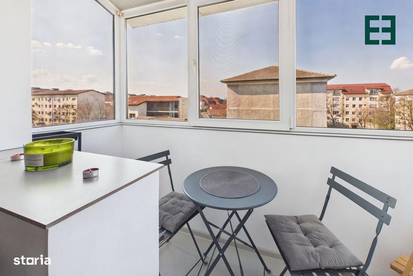 Apartament cu 2 camere, mobilat în Soarelui