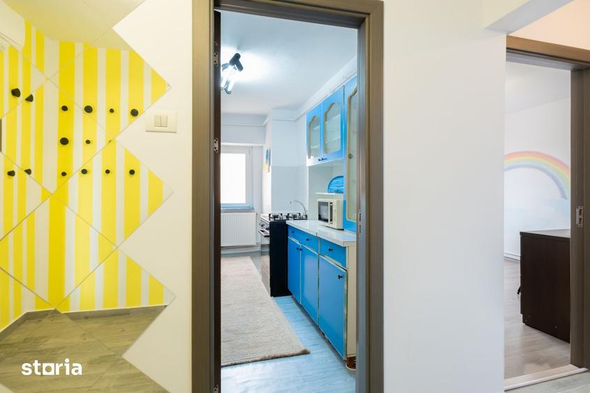 Apartament cu 2 camere decomandat, mobilat în Faleza Nord
